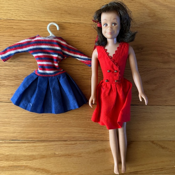 Vintage Alan Barbie Ricky Skipper Dolls Ken Carrying Case Ken Clothes - Picture 5 of 16